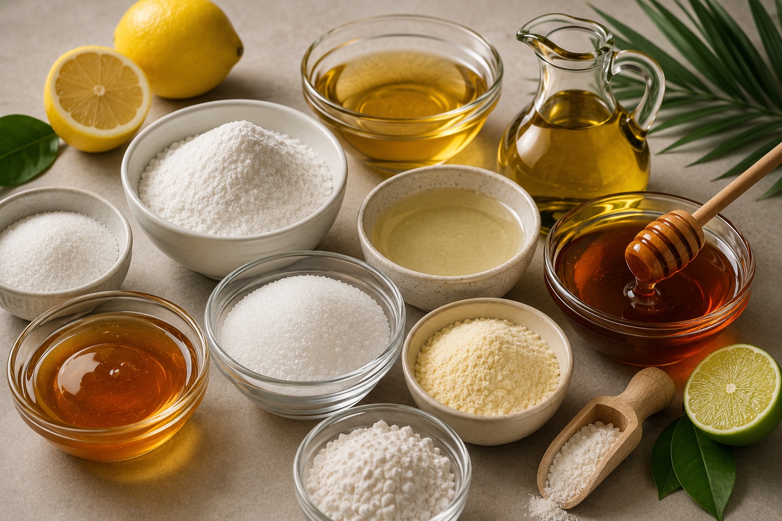 Ingredientes alimentarios: aceites, fructosa, dextrosa y ácido cítrico